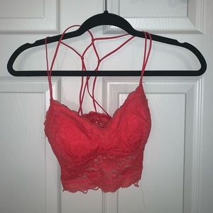 Padded, pinkish/coral, S, Girly Hicks Bralette
